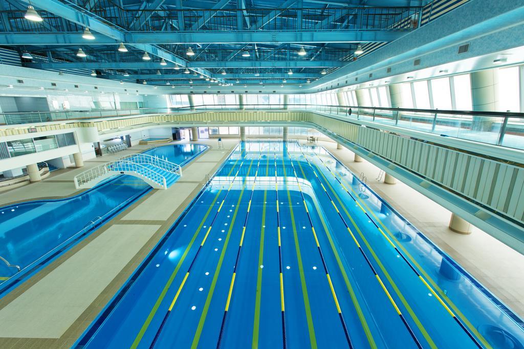 Haeundae Grand Hotel ปูซาน ภายนอก รูปภาพ The 25m swimming pool