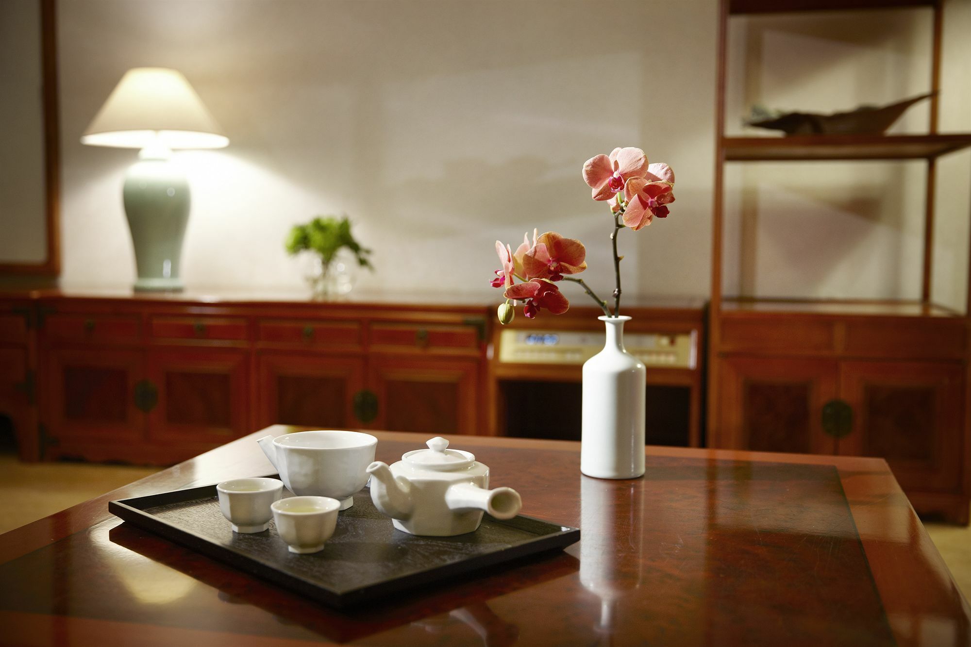 Haeundae Grand Hotel ปูซาน ภายนอก รูปภาพ A tea set